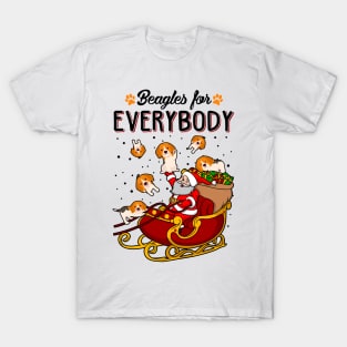 Beagles Christmas T-Shirt